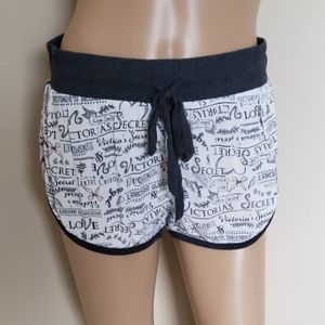 VICTORIA SECRETS BLACK & WHITE SHORTS